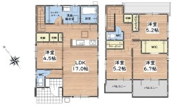 1号棟間取り図