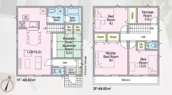 1号棟間取図