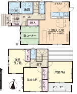 4号地間取図