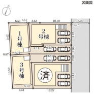  前面道路幅員6m。バック駐車をするとき車の切り返しがしやすいです。