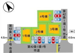 並列3台駐車可能で、お友達やご親戚の方もたくさん呼べちゃいます♪