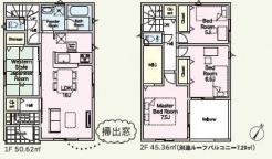 2号棟　4LDK+WIC