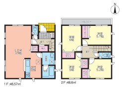 1号棟間取り図