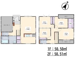 1号棟間取り図