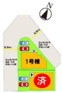最終1棟となりました～
光と風が爽やかに抜ける、2方向からつながる角地ポジション。