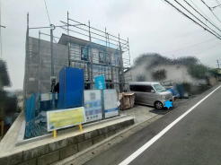 【1号棟】（2025年5月中旬に撮影）
2025年6月下旬に完成予定☆
ご質問等ございましたら、お気軽にお問い合わせください(^^)/