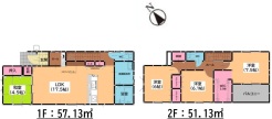 1号棟間取図