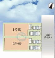出し入れしやすい並列駐車◎
2台駐車可能で、共働きのご夫婦やセカンドカーをお持ちの方の安心です☆