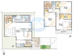 2号地間取り図