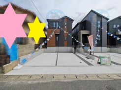 【1号棟】
細部にまでこだわったデザインで魅了するお家☆彡
平日もご見学可能です◎