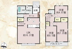 B号棟間取り図