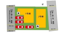  車2台駐車可能です
