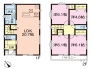 広々２０．７帖のＬＤＫに６．１帖の居室が３部屋。４．６帖のサービスルーム付きです。各部屋の収納に加えて床下収納も２か所あります。
