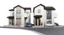 完成イメージパース☆
左がA号棟◇右がB号棟
耐震等級3を取得した安心な住まい。
2025年10月上旬に完成予定♪