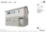 （２号棟）完成予想図！ホワイトの美しい外観に目を奪われます。南向きの日当たり良好な住まいは全居室2面採光が取れます。明るい光が入ります。