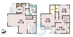 (A号棟)、価格4590万円、3LDK、土地面積89.31㎡、建物面積85.49㎡