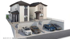 【完成イメージパース☆】
左がA号棟◇右がB号棟
2025年12月下旬に完成予定☆
お近くのモデルハウスをご案内いたします♪