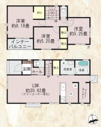 (B号棟)、価格4390万円、4LDK、土地面積152.83㎡、建物面積91.5㎡