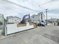 がっちりした骨組で安心♪保険により万が一の瑕疵(欠陥)補修費用を10年間サポート!10年保証付きの新築一戸建です♪
