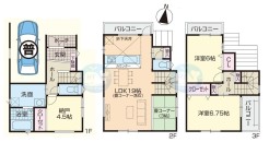 (1号地)、価格3299万円、2LDK+S、土地面積67.3㎡、建物面積111.38㎡